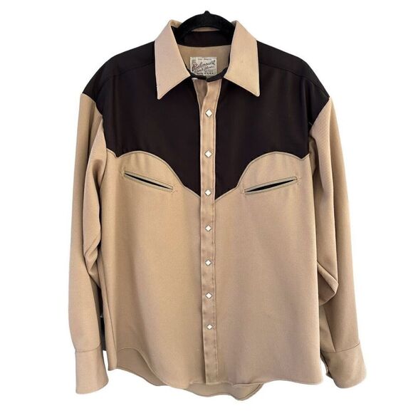 Tru-West Rockmount Ranchwear Vintage Western Shirt Tapered Diamond Snap Size L - Picture 1 of 4